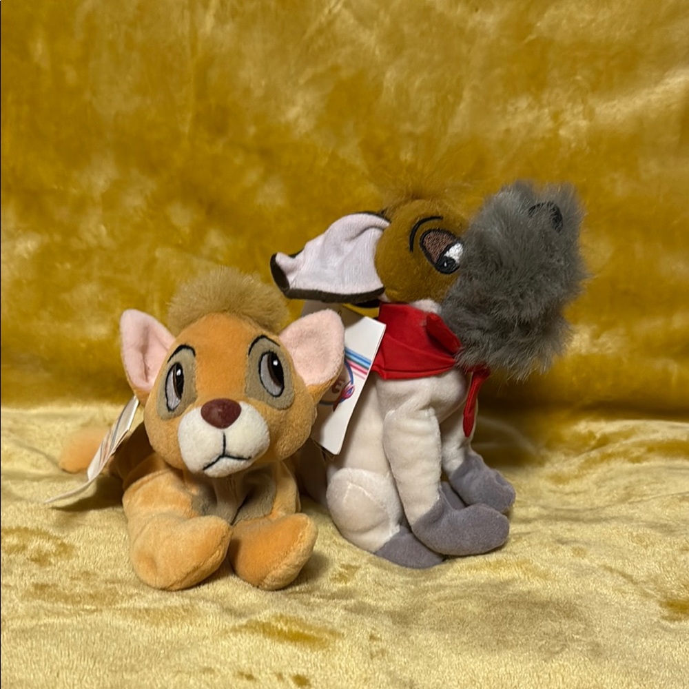 Disney Oliver and Company Small Pet Plush Toys